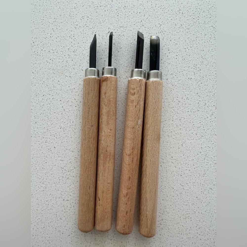 Wood carving tools, never used